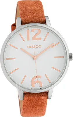 Produktbild von Oozoo Leder Damen Uhr Analog Quarzuhr Armband braun Timepieces D2UOC10435