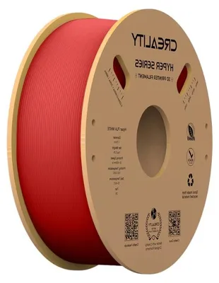 Imagen del producto de Hilo de filamento PLA rojo, para impresión 3D (rojo, 1 kg, 1,75 mm, en carrete)