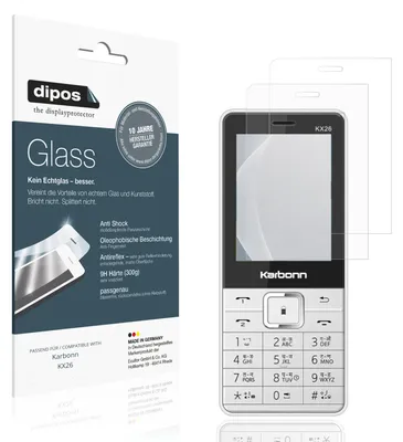 Immagine prodotto di 2x Pellicola Protettiva per Karbonn KX26 Protezione opaco Vetro Flessibile 9H dipos