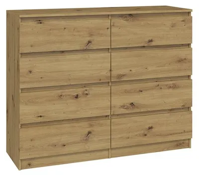 Obrázek produktu pro Topeshop M8 120 ARTISAN, Dub, 8 zásuvka/zásuvek, Dřevotřískové desky, Jednobarevný, Moderní, Dřevotřískové desky