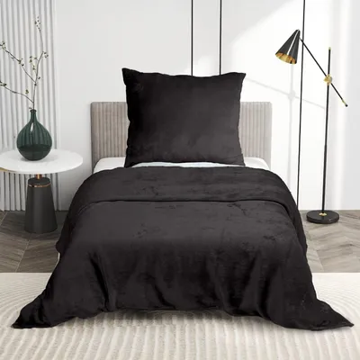 Produktbild von Luxus Flanell Bettwäsche Plüsch Warm Kuschelig Teddy Reißverschluss  135x200 155x220 200x200 200x220, Größe:155 x 220 cm, Farbe:Anthrazit