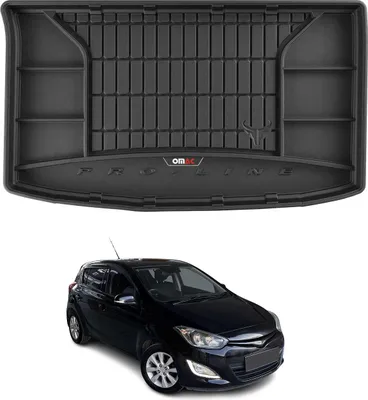 Immagine prodotto di OMAC rivestimento del bagagliaio in gomma per Hyundai i20 2008-2014 rivestimento del bagagliaio in TPE nero