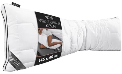 Produktbild von chill SLEEPLONGER Seitenschläferkissen 40x145 cm Stillkissen Allergiker geeignet