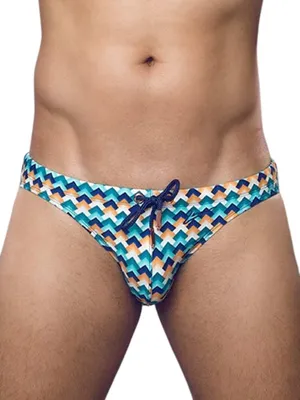 Produktbild von 2Eros V20 Print Swim Brief Swimwear Chevy Blue XL