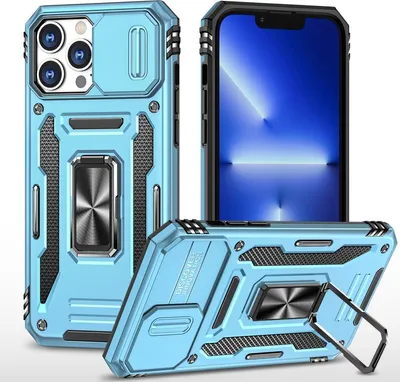 Produktbild von König Design Hülle kompatibel mit Apple iPhone 15 Pro Kunststoff Soft Handyhülle - Handy Case Hellblau