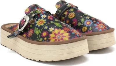 Produktbild von Damen Clogs Calceo mit Blumen CAL4603 40