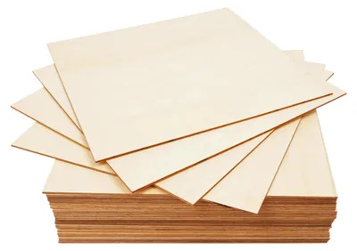 Produktbild von Holzplatten aus Lindenholz - Unbehandelte Sperrholzplatten - 30 Stück - 30x30 cm - 3 mm stark - Für Laserschneiden & Gravieren - Modellbau, Basteln, Malen - Naturfarbe