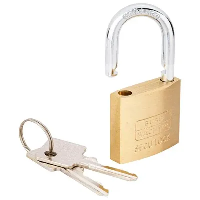 Produktbild von 6 x Burg Wächter Vorhangschloss Seculock 405/40 in Gleichschliessend