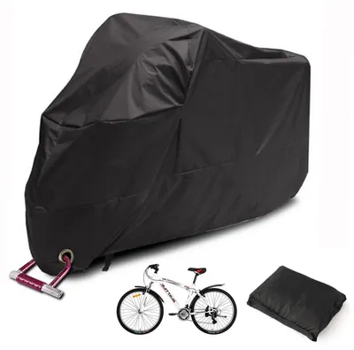 Produktbild von Fahrradabdeckung Wasserdicht 200x70x110cm 210T Oxford Stoff Schwarz mit Aufbewahrungstasche