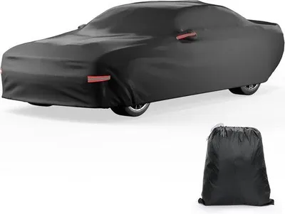 Produktbild von Autoabdeckung wasserdicht - Outdoor Schutz - 300D Oxford Gewebe - 36x25x16 cm - Schwarz