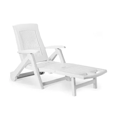 Produktbild von Klapp- und rollbare Liege Zircone Bianco - Weiß
