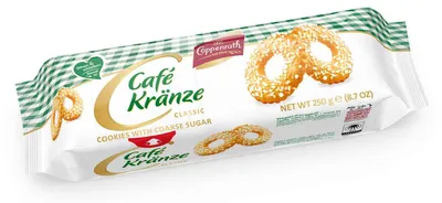 Produktbild von Coppenrath Classic Café Kränze Gebäck 250g (MHD: 06.08.2024)