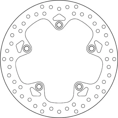 Produktbild von BREMBO Festbremscheibe 68B407G9 Gold-Serie Edelstahl D.276 Dicke 5mm 5 Löcher für BMW