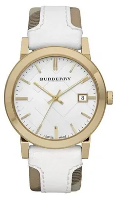 Zdjęcie produktu dla Zegarek damski Burberry The City BU9110, biały / złoty