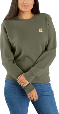 Produktbild von Carhartt Damen French Terry Crewneck Sweatshirt 106179, Farbe:dusty olive, Größe:M