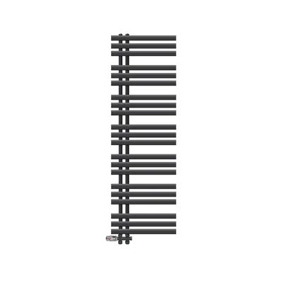 Zdjęcie produktu dla Grzejnik łazienkowy LuxeBath Design, 500x1600 mm, antracyt, podłączenie termostatu przez podłogę, bez elementu grzejnego