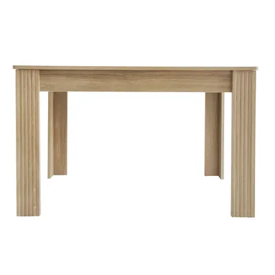 Produktbild von okwish Esszimmertisch Rechteckig, Esstisch Küchentisch mit Holzbeinen, Tisch für Esszimmer Wohnzimmer, Naturbelassen