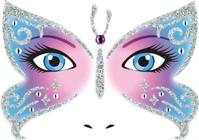 Obrázok produktu pre HERMA Face Art Sticker Butterfly