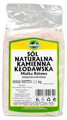 Zdjęcie produktu dla Sól naturalna kłodawska miałka 1,1kg DARY NATURY