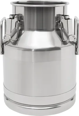 Image de Seau à lait 10 L, pot à lait, seau en acier inoxydable