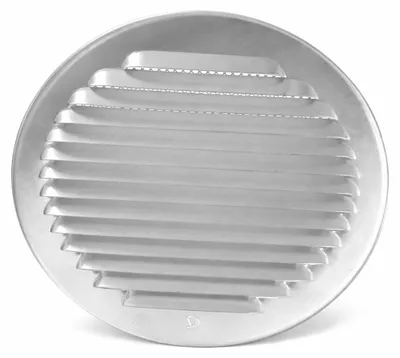 Obrázek produktu pro Ochranná mřížka proti povětrnostním vlivům / větrací mřížka Ø 160 mm z hliníku se síťkou proti hmyzu