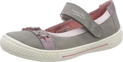 Obrázok produktu pre Dievčenská obuv Superfit slip-on v sivej farbe, veľkosť 25