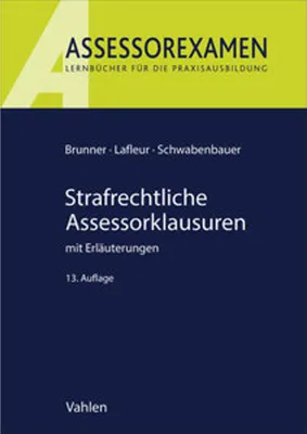 Image de Strafrechtliche Assessorklausuren