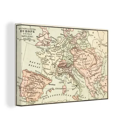 Obrázok produktu pre OneMillionCanvasses® - Výtlačky na plátne - 140x90 cm, História - Vintage - Napoleon, nástenná umelecká dekorácia