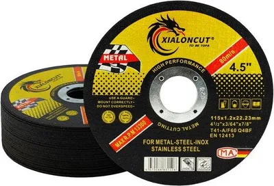 Zdjęcie produktu dla Tarcza do cięcia metalu do szlifierki kątowej, 115 x 1,2 x 22,2 mm, 26 sztuk, Flexibe