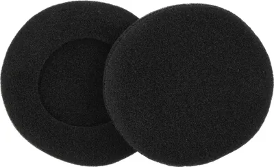 Produktbild von vhbw 2x Ohrpolster kompatibel mit Audio Technica ATH- ES5 VM55 Kopfhörer Headset, Schaumstoff Schwarz, Matt