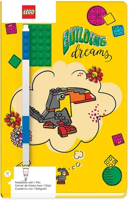 Obrázek produktu pro LEGO® Stationery Zápisník A5 s modrým perem - Building Dreams