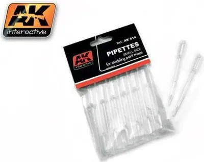 Imagen del producto de AK Interactive S.L. AK-614: Pipetas, tamaño pequeño