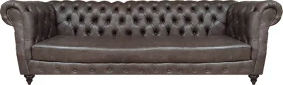 Produktbild von Wohnzimmer Braun Sofa Viersitzer Couch Einrichtung Polstermöbel Chesterfield
