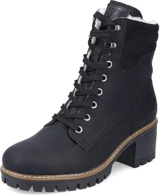 Produktbild von Rieker Damen Schnürstiefelette schwarz