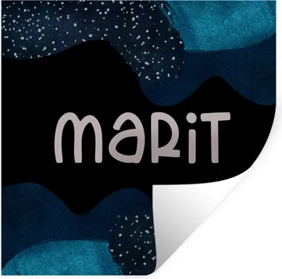 Produktbild von MuchoWow® Wandtattoo Wandsticker Wandaufkleber Marit - Pastell - Mädchen 50x50 cm Selbstklebend und Repositionierbar - Selbstklebend - Fototapeten