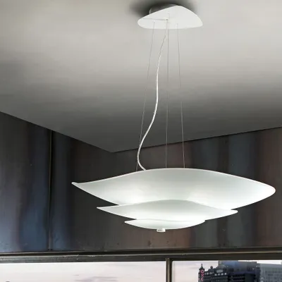 Produktbild von Linea Light Moledro P Pendelleuchte Gold Organisch