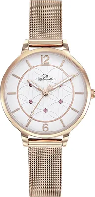 Imagen del producto de Reloj de acero inoxidable para mujer, modelo Mademoiselle, color rosa oro, de cuarzo, referencia UGO695608