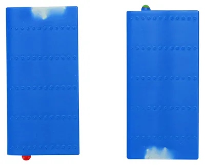 Produktbild von Hubschrauberteile – Seitenflügelsatz aus hochfestem, leichtem Material, einfache Montage, kompatibel mit dem RC-Modell ERA C138 Bell 206, ferngesteuert, blau