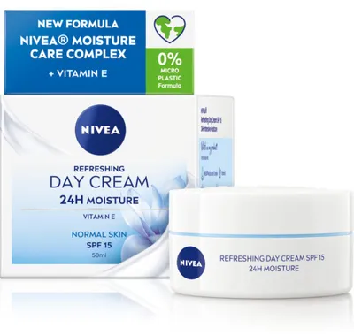 Obrázok produktu pre Zjemňujúci denný krém pre normálnu pleť SPF 15 (Osviežujúci denný krém) 50 ml