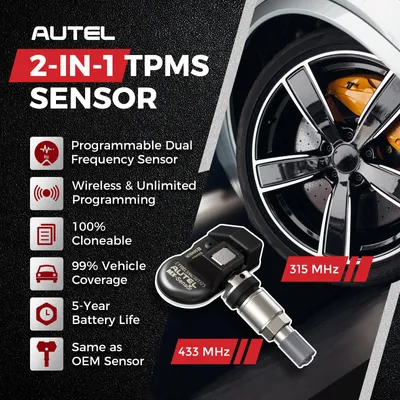 Immagine prodotto di Sensore per il controllo della pressione dei pneumatici, confezione da 4 pezzi - Sensore TPMS universale - Programmabile - Realizzato in alluminio