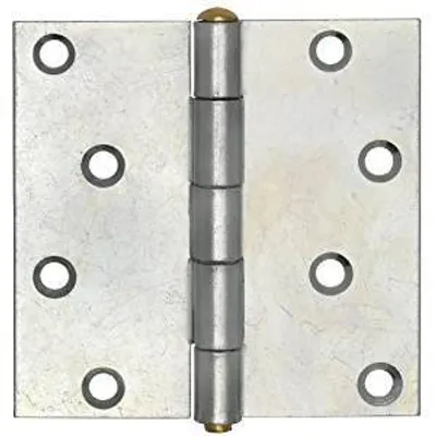 Produktbild von Scharnier Hhe 75 mm Breite 75 mm Strke 1,9 mm Stahl blau verzinkt gerollt, stark, kntig