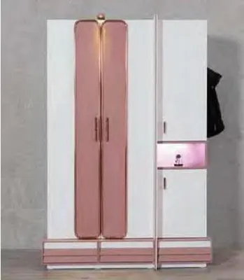Produktbild von Kleiderschrank Schrank Schlafzimmer Schränke Zweifarbig Jugend Kleiderschränke