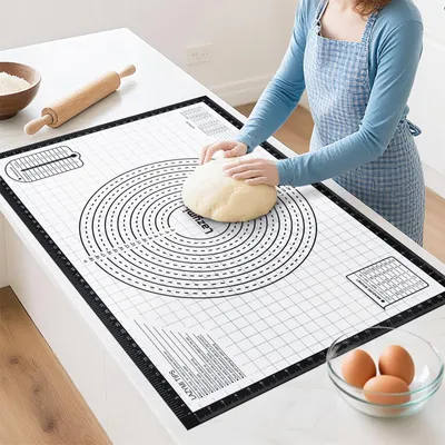 Backmat Silikon Antihaft 91x61 cm Teigrolle Gebäckmatte