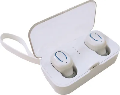 Zdjęcie produktu dla Zestaw słuchawkowy Bluetooth T-18 TWS biały