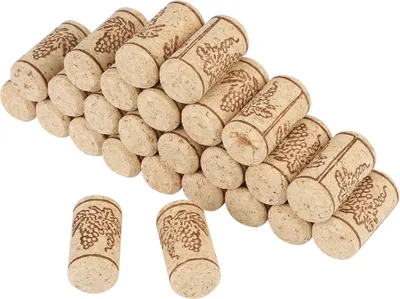 Zdjęcie produktu dla 50 sztuk 22 * 44 mm naturalny korek Straightcorks drewniany korek do butelki