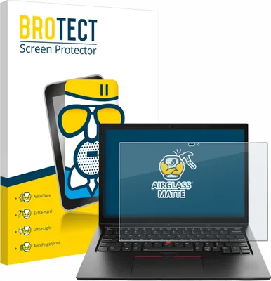 Produktbild von BROTECT Entspiegelungs Schutzglas für Lenovo ThinkPad L13 Yoga Gen 4 Schutzfolie Panzer Folie Glas Display Schutz matt