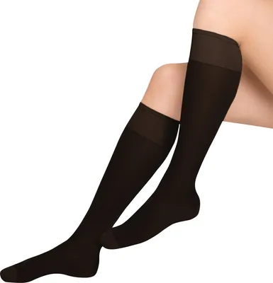 Produktbild von janastyle Damen-Stützkniestrümpfe 3 Paar schwarz Einheitsgröße