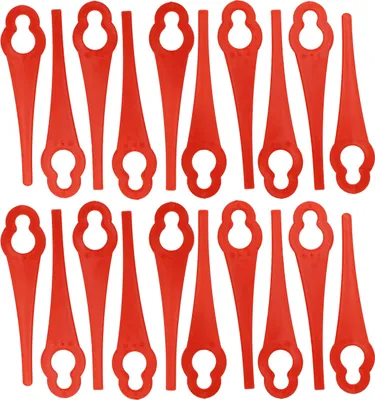 Produktbild von vhbw 20x Ersatz-Messer Ersatz für Einhell 34.057.30 für Rasentrimmer - Ersatzklinge Rot, Nylon / Kunststoff