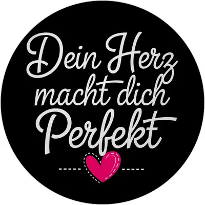Produktbild von Dein Herz macht dich perfekt Magnet