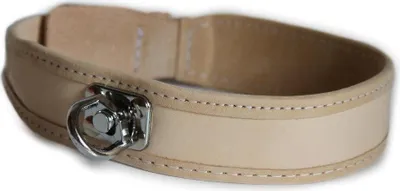 Produktbild von Mystique Schweißhalsband aus Leder natur 50cm